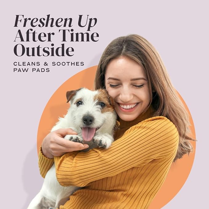 Dog Paw Cleaner - Alcohol Free Paw Cleansing Spray - Made with Coconut, Aloe, Copaiba Oil, and Lemongrass Oil to Nourish and Clean Paws - Made in The USA (Original 2 Oz)