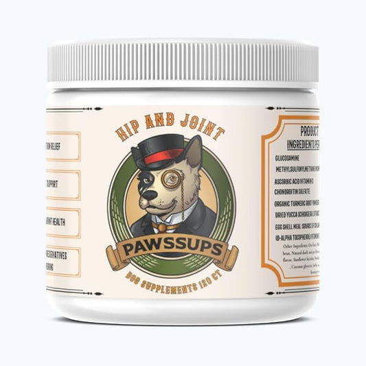 Hip & Joint Support for Dogs – Glucosamine, Chondroitin, MSM & Turmeric for Mobility, Flexibility & Joint Pain Relief – Daily Soft Chews for Senior & Active Dogs – 120 Count