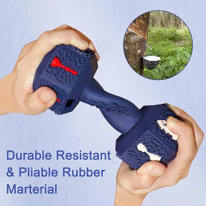 Hswaye Dog Chew Toys for Aggressive Chewers,Food Grade Non-Toxic Dental Pet Toy,Tough Durable Indestructible Dog Toys for Medium Large Dogs.Blue