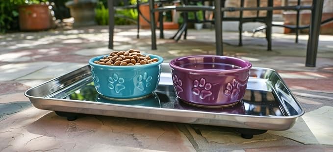 BugSnub Legs for Trays (4 Pack)- Waterless, Moat Free Cat and Dog Food Tray Legs for Crawling Pest Free Pet Food Feeding Station, Kitchen Sweets and Trash, Ant Free Platform Legs.