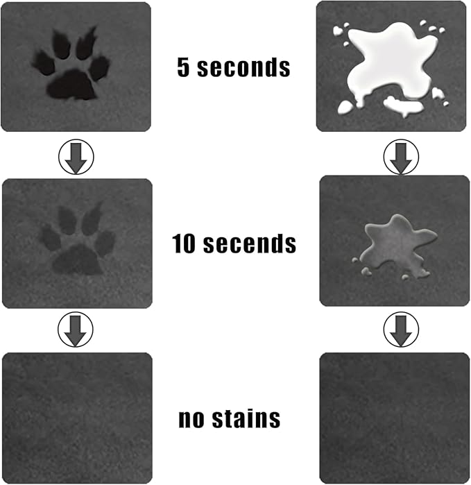 Large Boho Dog Cat Food Mats for Floors, Absorbent Dog Bowl Mat for Food and Water Dispenser Mat, Quick Dry Pet Supplies (Vintage Orange, 36'' x 24'')