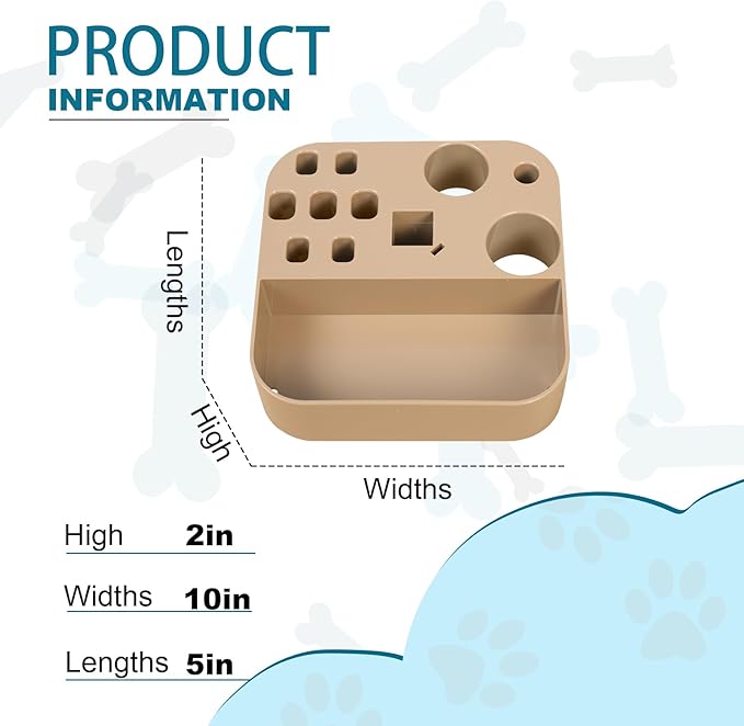 TopLove Adjustable Grooming Tool Organizer for Scissors, Brushes and Combs - Fits Most Beauty Arms