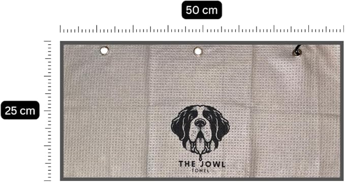Dog Drool Towel for Large Dogs – Absorbent Microfiber Drool Catcher, Collar & Leash Attachment, Convenient Alternative to Drool Bibs (3 Pack)