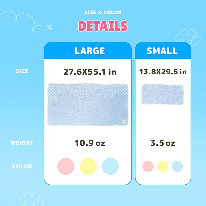 SOONTAN Cloud Pet Towels – Absorbent, Soft Microfiber Towels for Drying Dogs and Cats, Quick-Dry, Includes 2 Sizes