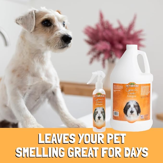 Bio-Groom Groom'n Fresh Dog Cologne - Deodorizing Spray, Dog Bathing Supplies, Puppy Wash, Cat & Dog Grooming Supplies, Cruelty-Free, Made in USA, Dog Perfume - 8 fl oz 1-Pack