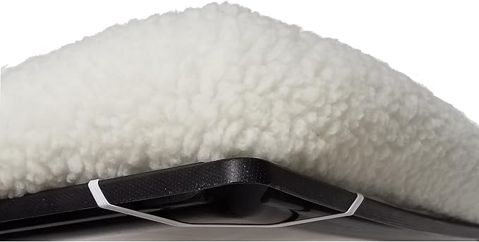 MidWest Homes for Pets QuietTime XXS Dog Bed – White Fleece Bolster, Ultra-Soft and Machine Washable, Fits 18-Inch Crates and Carriers, for Small Dogs and Cats (Pack of 2)