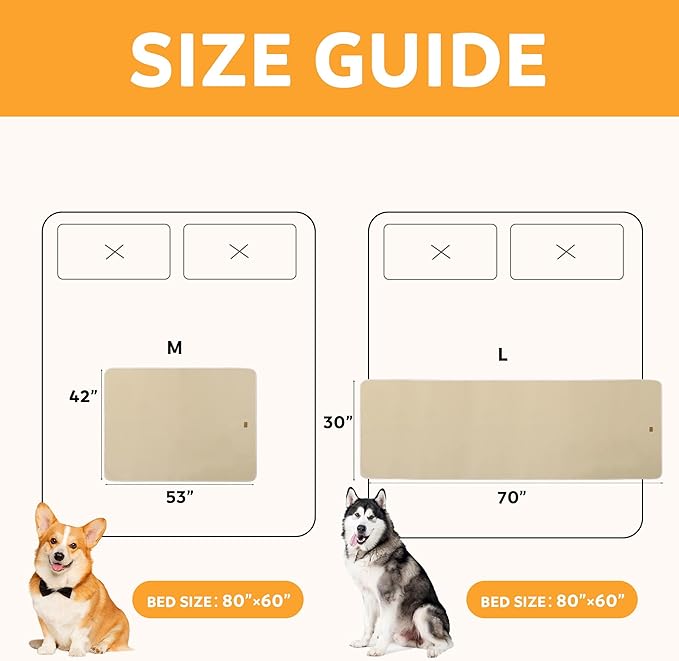 HOMBYS Pet Hair Resistant Dog Blanket, 53"x42" Waterproof PU Surface & Soft Velvet, Reversible Couch Cover for Furniture, Sofa Protector, Machine Washable Kennel Bed Blanket for Medium Dogs & Cats