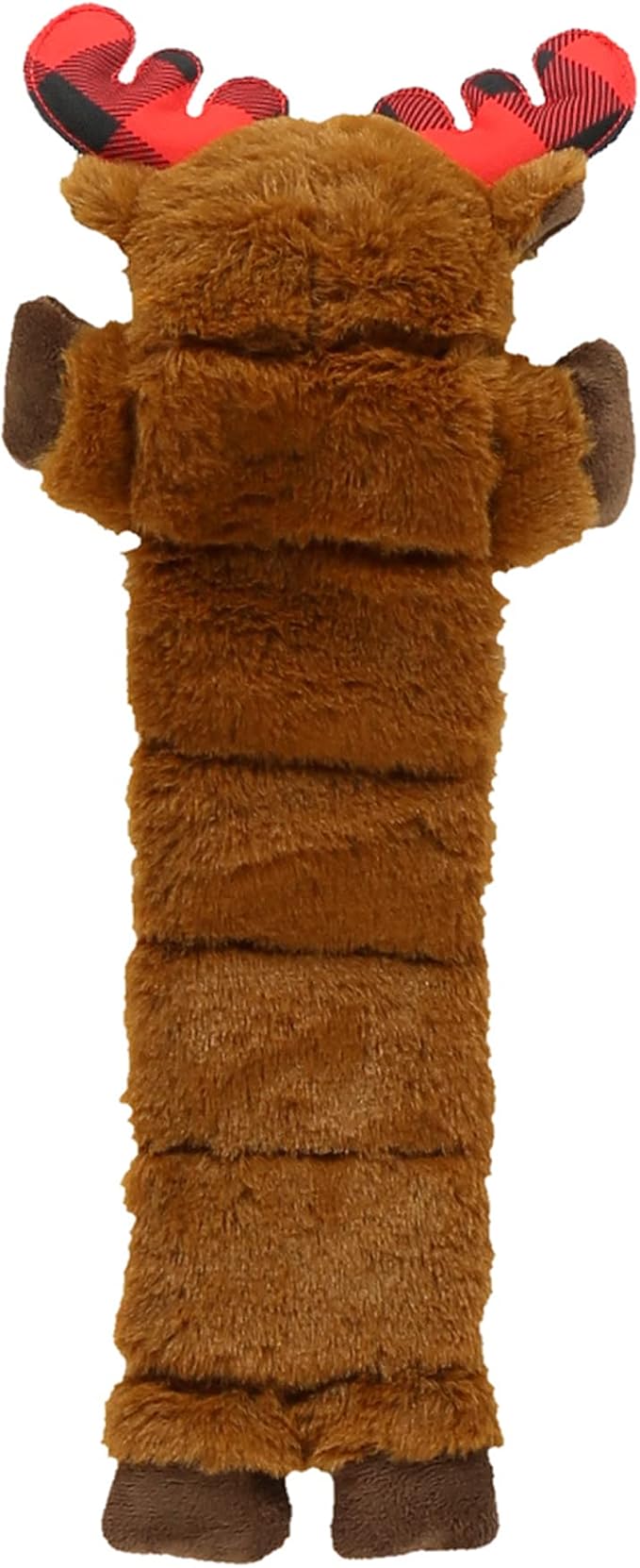 Lazy One Moose Squeaky Dog Toy, Soft Crinkle Toy for Dogs, Durable Fabric for Small, Medium, and Large Breeds