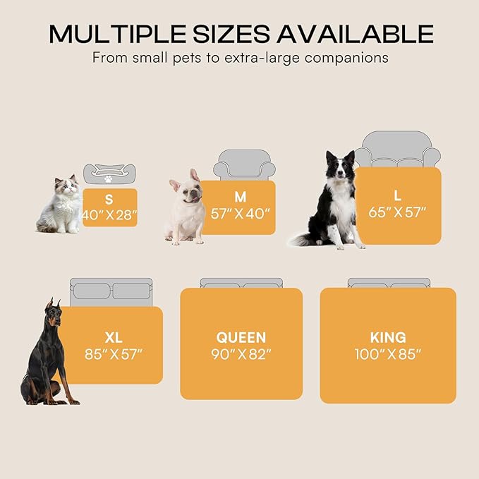 Waterproof Pet Blanket, Liquid Pee Proof Dog Blanket for Sofa Bed Couch, Reversible Sherpa Fleece Furniture Protector Cover for Small Medium Large Dogs Cats, Black Medium（57" x 40"）
