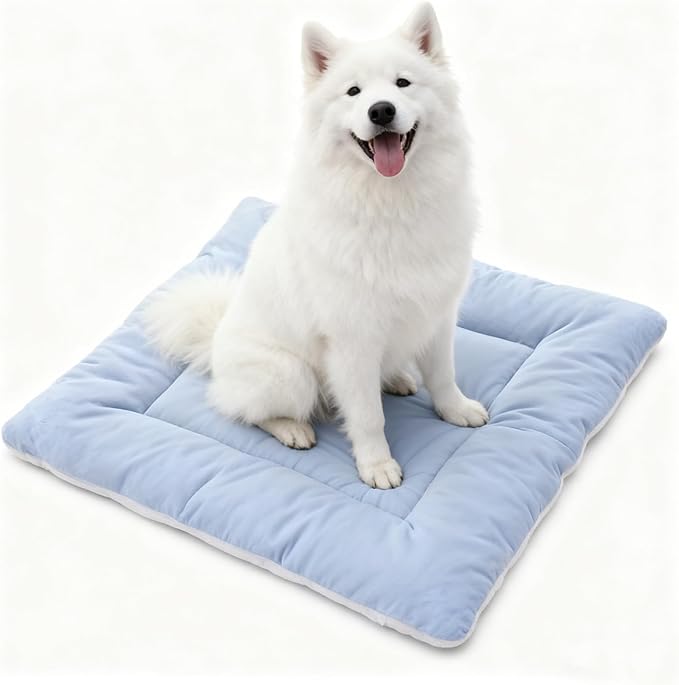 Dog Bed Mat - Crate Pad - Soft Dog Kennel - Multi-Purpose Crate Bed for Dogs & Cats