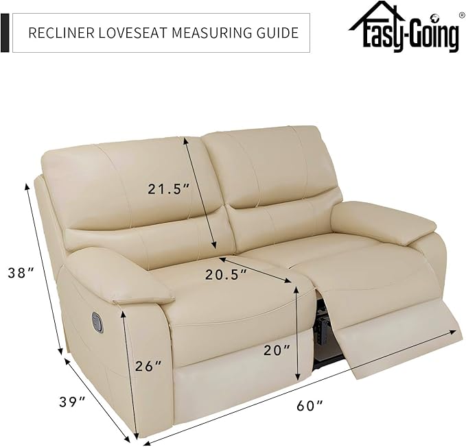 Easy-Going 6 Pieces Recliner Loveseat Stretch Sofa Slipcover Sofa Cover Furniture Protector Couch Soft with Elastic Bottom Kids, Spandex Jacquard Fabric Small Checks Bluestone