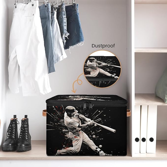 Cubes Storage Baskets, Football Empty Gift Basket Foldable Storage Box Bin,Waterproof Open Shelf Basket Organizer for Clothes Toy Bedroom Nursery Home Decorative
