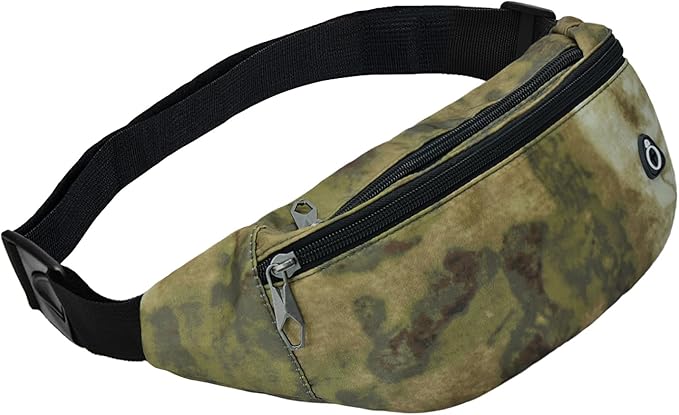 Fanny Pack for Men Women, Waterproof Sports Waist Bag Pack, Belt Bag for Travel Hiking Running