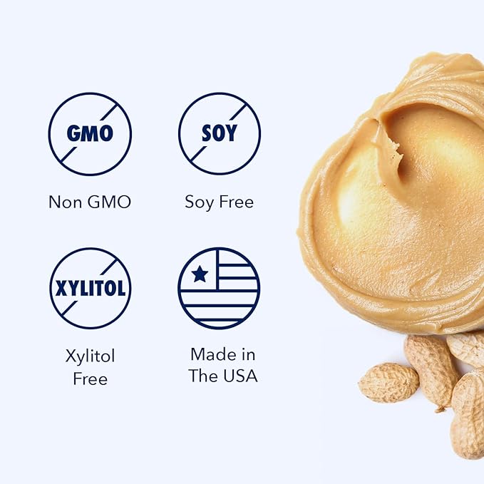 Honest Paws Calming Peanut Butter for Dogs – Dog Supplement with Ashwagandha, Valerian Root & L-Tryptophan – Supports Relaxation & Balanced Behavior – Made in USA – 12 oz