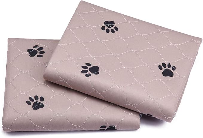 SincoPet Washable Dog Pee Pads with Puppy Grooming Gloves,Puppy Pads,Reusable Pet Training Pads,Large Dog Pee Pad,Waterproof Pet Pads for Dog Bed Mat,Super Absorbing Whelping Pads