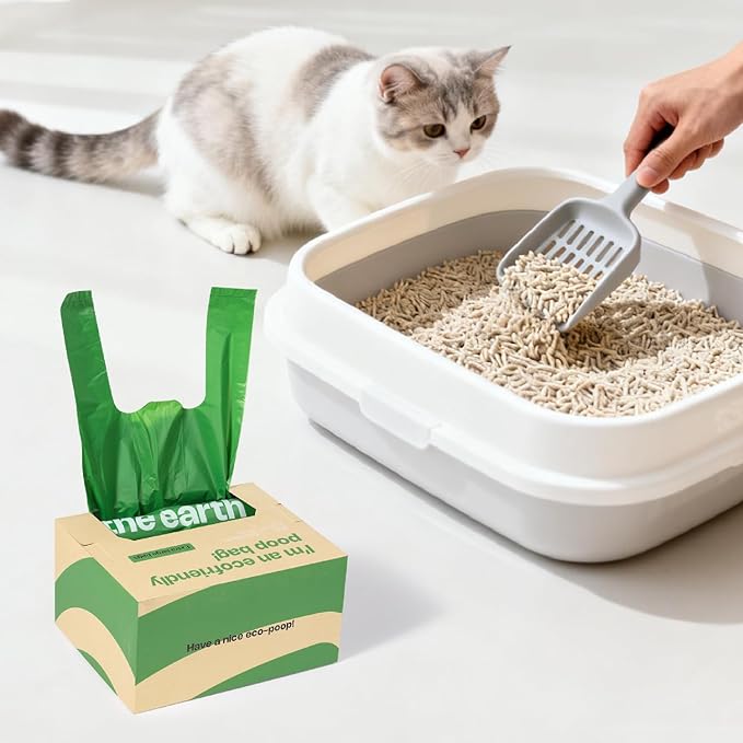 Dog Poop Bags with Handles 300 Count Big Sizes Leak Proof and Extra Thick Waste Bags for Walking Small Medium Large Dogs Cats Litter Unscented