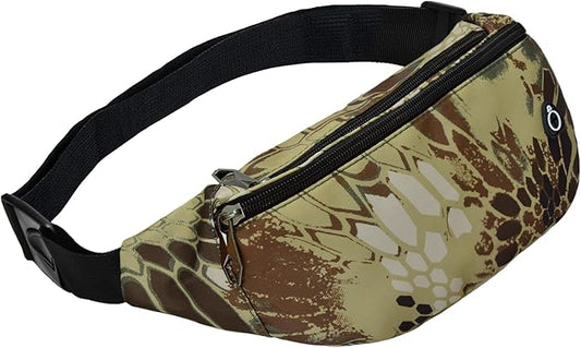 Fanny Pack for Men Women, Waterproof Sports Waist Bag Pack, Belt Bag for Travel Hiking Running
