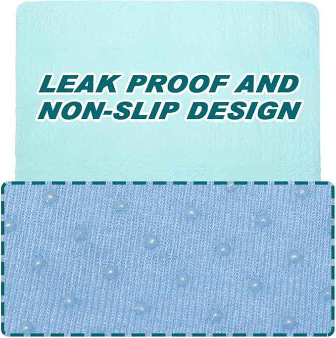 KOOLTAIL Washable Pee Pads for Dogs - Waterproof Dog Mat Non-Slip Puppy Potty Training Pads, Reusable Whelping Pads for Dog Crate PlayPen