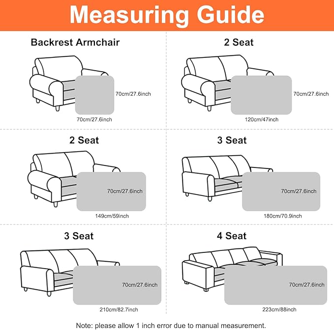 Smiry Couch Cover for Dogs, Non Slip Washable Sofa Protector for Pets, Soft Furniture Cover for Pet, Stylish Sofa Covers, Cozy Protect Against Fur, Dirt & Everyday Messes (Grey, 35.4" x 63")