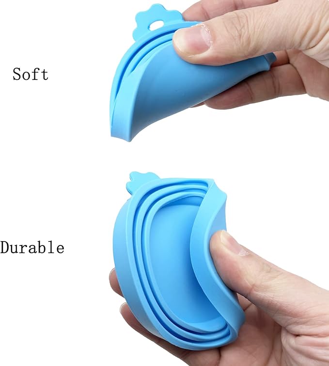7 Pcs Pet Can Covers, Food Can Lids, Universal BPA Free Silicone Can Lids Covers