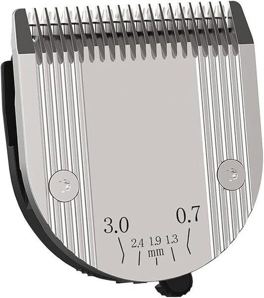 Audoc 5 in 1 Blades Adjustable Dog Grooming Replacement Blades Compatible with Wahl Animal Clipper Arco, Bravura, Chromado, Creativa, Figura, and Motion Pet, Dog, and Horse (Silver/1PC)