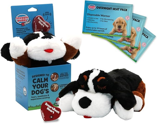 Special Edition Snuggle Puppy Toys - Heartbeat Puppy for Dogs - Pet Anxiety Relief and Calming Aid - Comfort Dog Toys for Behavioral Training