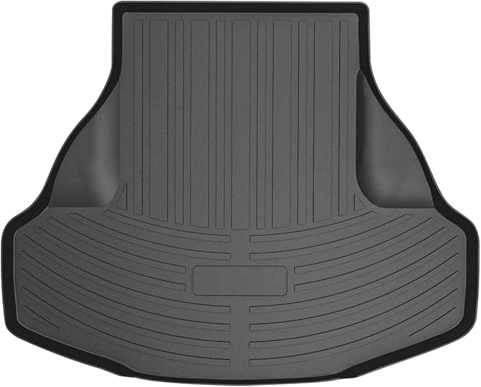Mixsuper Cargo Liner for 2013-2017 Honda Accord All Weather Trunk Mats Durable Odorless Rear Cargo Mat Trunk Liners Black