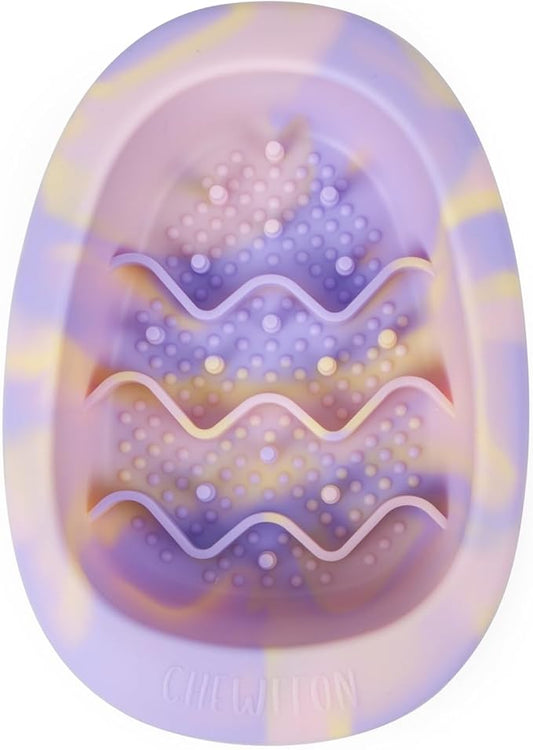 CHEWFFON Interactive Dog & Cat Lick Mat Bowls, BPA-Free Silicone Dog Slow Feeder with Suction Cups, Non Slip Food Bowl for Dogs and Cats, Reduce Anxiety, Dishwasher Safe, Lavender Purple Small