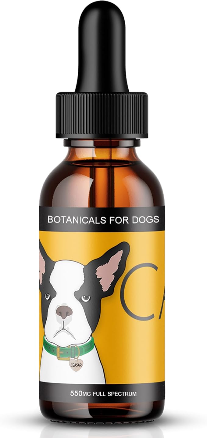 Calm - Pet Hemp Oil for Dogs - Pet Stress Relief & Relaxation - Fireworks, Thunder, Travel, & Separation Support - Natural Dog Calming Drops