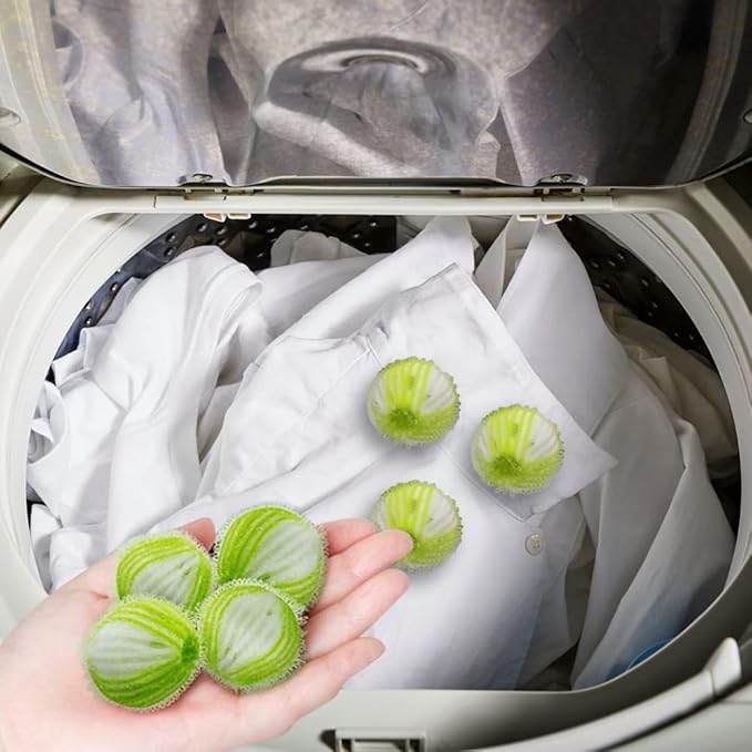 Pet Hair Remover for Laundry - 12Pcs New Upgrade Laundry Pet Hair Catcher Balls - Reusable Dryer Balls for Pet Hair, Lint Catcher for Washing Machine, Dog and Cat Lint Remover for Clothes