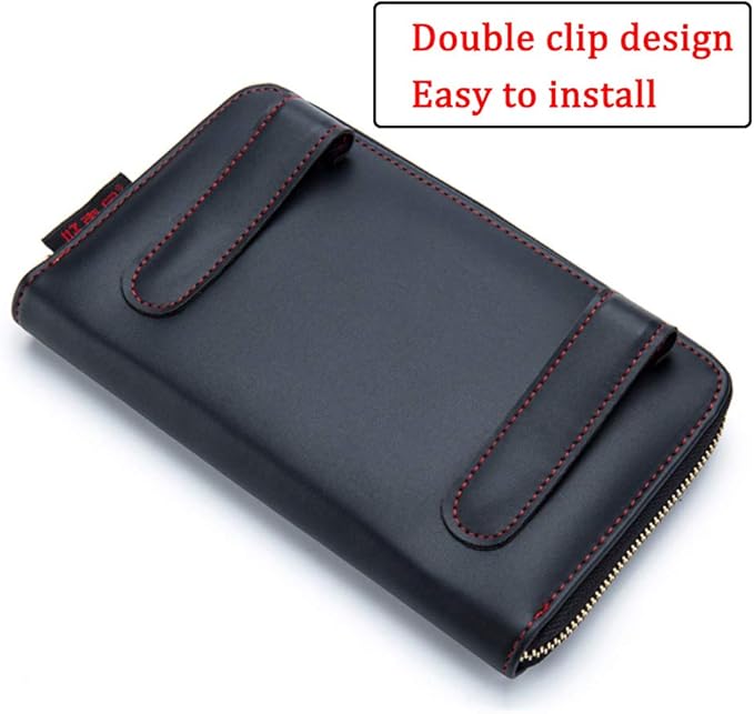 Car Tissue Holder, Car Visor Tissue Holder, Perfect Solid Color Auto Tissue Box, Tissue case Holder for car (Black)