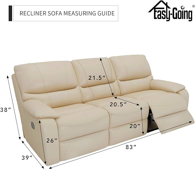 Easy-Going 8 Pieces Recliner Sofa Stretch Sofa Slipcover Sofa Cover Furniture Protector Couch Soft with Elastic Bottom Kids, Spandex Jacquard Fabric Small Checks Light Gray