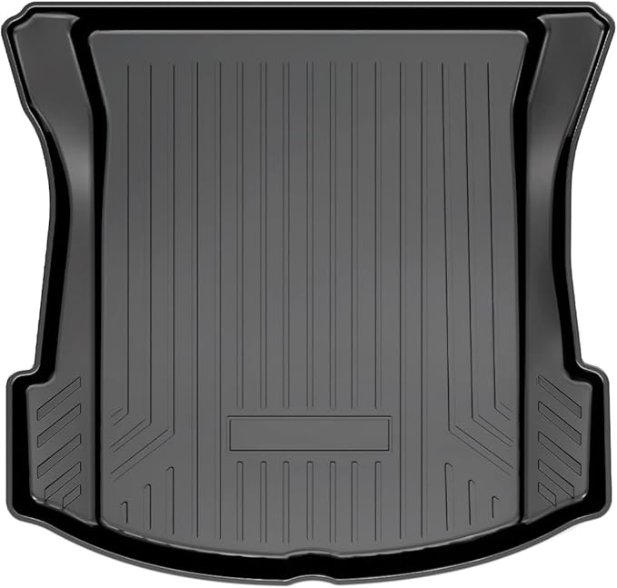 Mixsuper Custom Fit Cargo Liner for 2017-2023 Tesla Model 3, All Weather Trunk Mat Durable 3D Upgrade Anti-Slip Rear Trunk Liner Cargo Mat Black