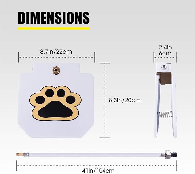 BACOENG Outdoor Dog Pet Water Sprinkler Easy Activated Dog Water Fountain Toy with Molar Rope, Upgrade Premier Valve Set (We Copper VS Others Plastic)