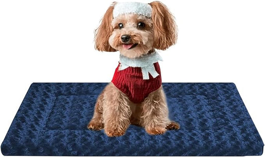 Dog Bed Mat - Crate Pad - Reversible Mat for Pet Comfort - Soft Bed Crate Pads with Dual-Sided Design for All Seasons - Durable, Machine Washable Mat for Travel and Home