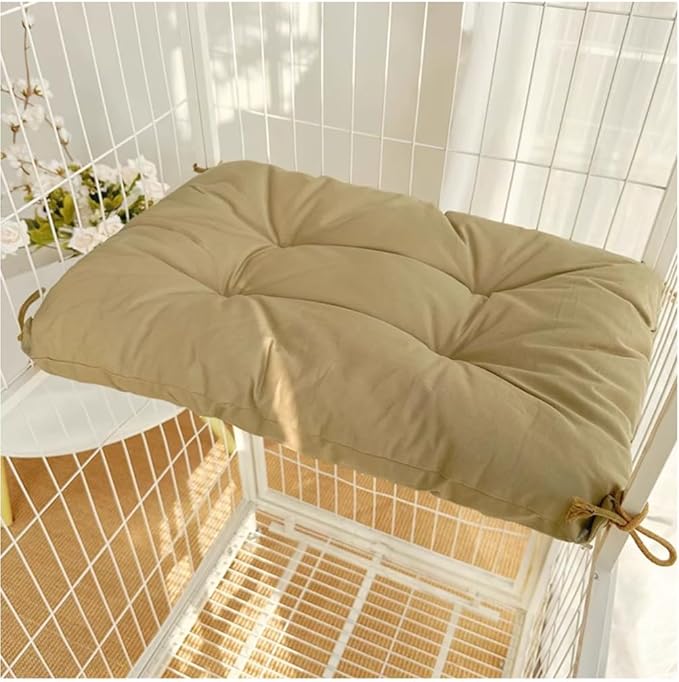 SHENGOCASE 2-Pack 8.7" x 15.7" Soft Cat Kneading Pillow Cushion Bed with Ties for Cat Dog House Perch Shelf, Pad Padding for Cage Kennel Backpack Carrier