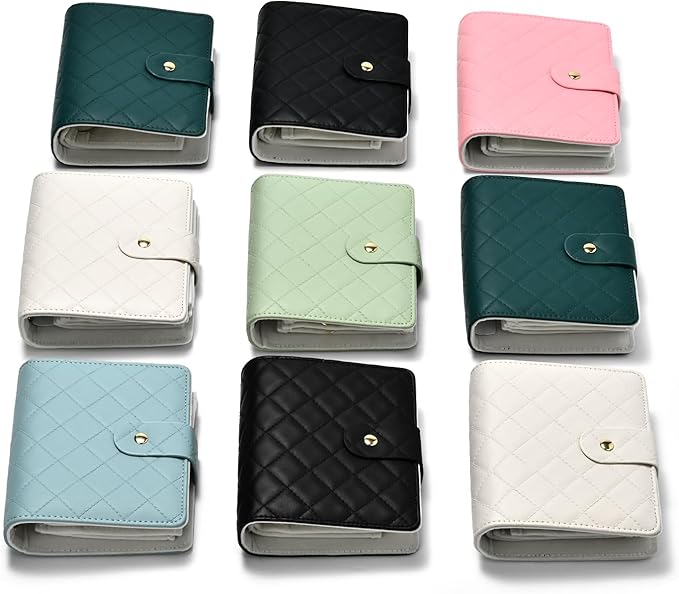 Oirlv Travel Jewelry Organizer Case Portable Jewelry Book with Velvet Pouches for Jewelry Travel Essentials(Light Blue)