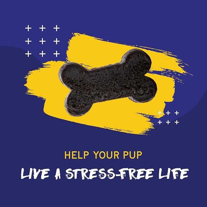 PupGrade Calming Soft Chews - Promotes Relaxation & Helps Manage Stress for All Dogs - Supports Calm Stomachs & Muscles - No Wheat, Corn, or Artificial Ingredients - Meat Flavored - 60 Soft Chews