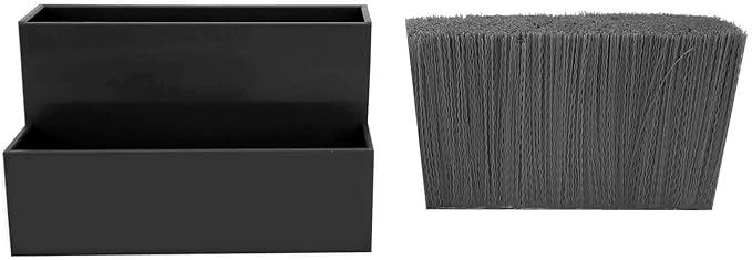 Professional Salon Shear Holder Rack, Salon Hairdressing Combs Clips Box Scissors Storage Box Organizer Case Barber Accessories, for Hair Stylist Office Home(Black)