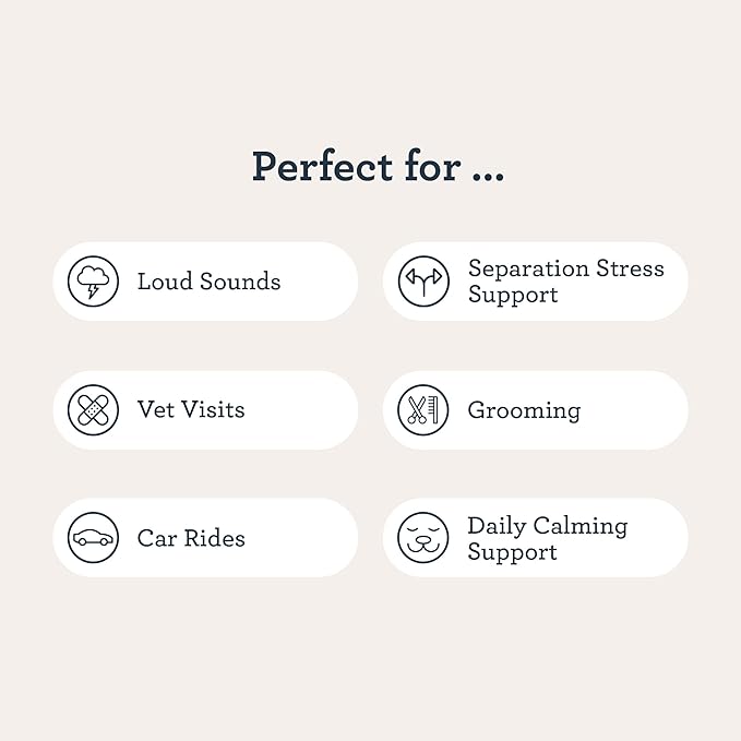 Kradle Calming Chews for Dogs - Anxiety and Stress Support - L-Theanine Ashwagandha GABA - Calming Supplement for Relaxation and Stress - Chicken Flavor- 75 Chews