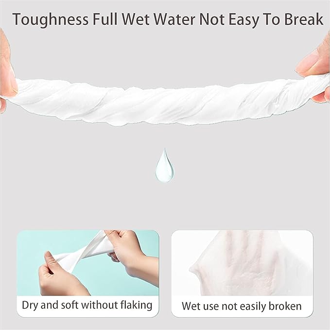 Cartisen Car Tissue Refills,Facial Napkin Refills for Car Visor Tissue Holder,300 Sheets, 6 Packs (6 Pack)