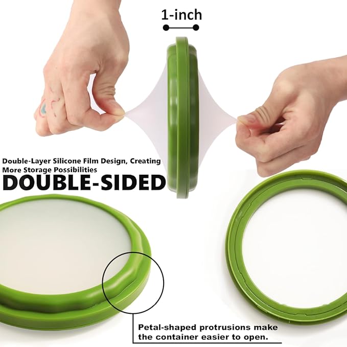 4-Piece Food Storage Containers Set – Avocado Saver, Onion Keeper, Silicone Kitchen Organizers for Fridge, Reusable & Fresh-Keeping Design