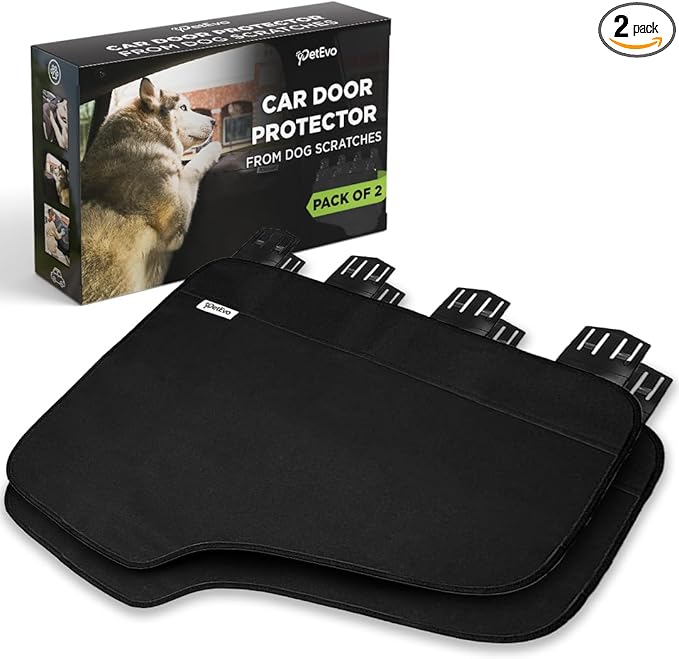 (2026 Version)-2X Extra Durable Premium Interior Car Door Protector from Dog Scratches - Pet Car Window Protector Door Covers - Waterproof Anti-Scratch, Scratch Resistant, Size 27" x 22