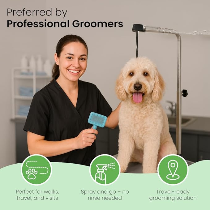 Best Shot Scentament Spa Botanical Body Splash, Pet Spray for Dogs & Cats, Conditioning Body Spray with Apricot Lily Scent, Gentle Grooming Finishing Mist, 8 fl oz