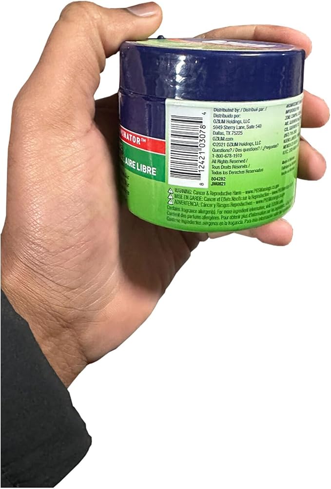 Ozium 4.5 Oz. Odor Eliminating Gel for Homes, Cars, Offices and More (Original + Carbon Black + Outdoor Essence + That New Car Smell), 4 Pack Variety