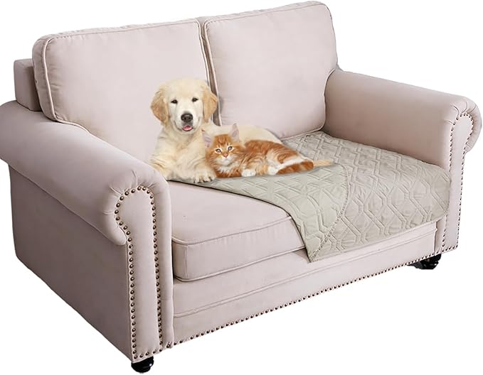 Ameritex Waterproof Dog Bed Cover Pet Blanket for Furniture Bed Couch Sofa Reversible