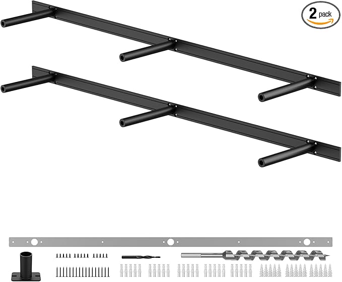 Floating Shelf Bracket Heavy Duty Shelving Brackets,Decorative Floating Shelf Hardware Black,Hidden Metal Shelf Support Bracket Heavy Duty Floating Mantel Bracket (38X6X1.2-Starter Jig)