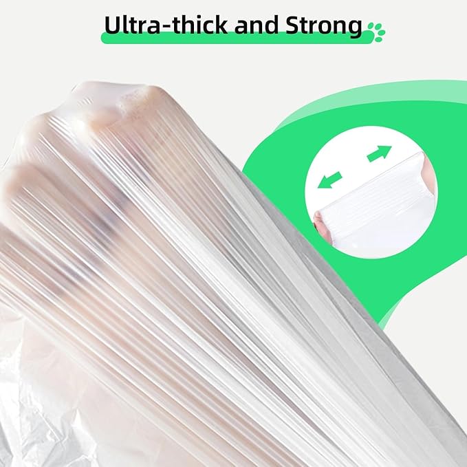 180 Count Self-Cleaning Cat Litter Box Liners Bags Fit For MW-SC01/SC02/SC09/LR01/LR02, Pre-Seperated Heavy Duty Automatic Cat Litetr Box Bags with Drawstring-18" * 12.6"
