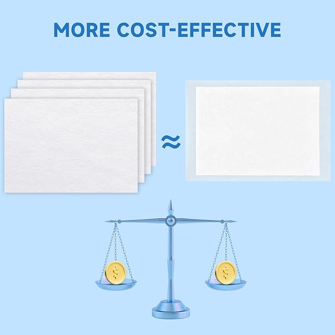 L&W BROS. Easy Clean Pet Quick Absorbent Sheets – Innovative Solution for Mess-Free Cleanup Not Traditional Pee Pads, 12"x10" for Urine and Pet Stain & Odor Remover (120 PCS)