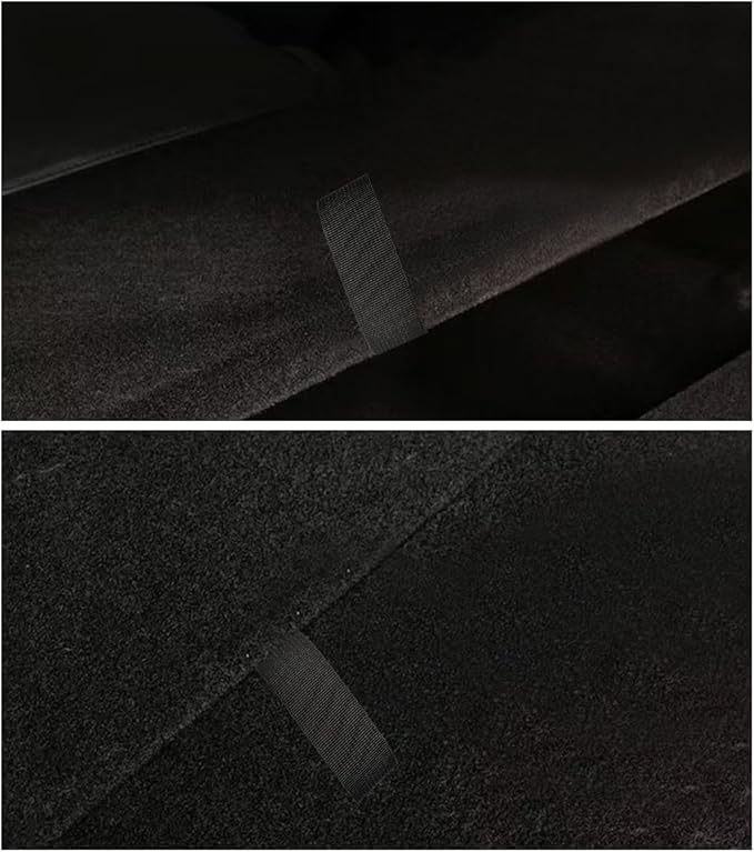 4PCS Trunk Cover Pull Rope for Tesla Model Y, Black Nylon Rope Strap, Trunk Strap, Compatible with Passenger Car, Tesla Model Y Accessories